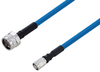 Plenum N Male to NEX10 Male Low PIM Cable 50 cm Length Using SPP-250-LLPL Coax Using Times Microwave Parts - PE3C6256-50CM - Pasternack
