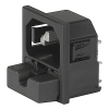 IEC Appliance Inlet C14 with Fuseholder 1- or 2-pole, mates to Felcom -- 6250 / 6255 - Image