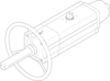 Quarter turn actuator -- DAPS-0180-090-RS1-F0710-MW - Image