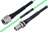 Temperature Conditioned TNC Male to TNC Female Bulkhead Low Loss Cable 48 Inch Length Using PE-P160LL Coax - PE3M0205-48 - Pasternack