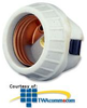 Leviton Porcelain Snap-In Lampholder - Shallow Back - 8875 - TelephoneStuff.com