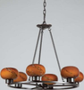 29473-BZ Mid. Chandeliers-Glass Up - 476185 - Capital Lighting, Inc.
