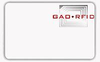 UHF 915 MHz. RFID Gen 2 ISO Thin Card - 116301 - GAO Tek, Inc.
