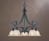 96185-NI Mid. Chandeliers-Glass Down - 712188 - Capital Lighting, Inc.