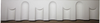 Plaster Ornament, Flute - 809-08A - Deco Craft USA