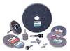 Standard Abrasives 882135 821 Unitized A/O Aluminum Oxide AO Hard Deburring Wheel - Medium Grade - 3 in Diameter - 1/4 in Center Hole - Thickness 1/4 in - 32478 - 051115-32478 - R. S. Hughes Company, Inc.