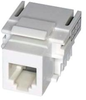 Rj12 Keystone Jack, 6P6C, 1Port, Wht Rohs Compliant Tuk - 49AH9276 - Newark, An Avnet Company