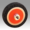 3M Scotch-Brite CS-UC Silicon Carbide Wheel Brush Very Coarse Grade - Arbor Attachment - 6 in Outside Diameter - 7/8 in Center Hole Size - 04237 - 048011-04237 - R. S. Hughes Company, Inc.