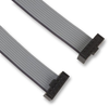 Cable Assembly, Idc, 10 Conductor, 10.5In, Grey; Connector Type A Samtec - 83P7894 - Newark, An Avnet Company