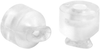 Flat suction cup (oval) for narrow or curved workpieces SGO 4x2 SI-60 N003 - 10.01.01.00463 - Schmalz Inc.