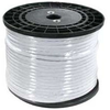 1000' RG6/U Dual Shield 60% Braid Coaxial Cable, White - 202802WT - Computer Network Accessories, Inc.