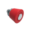 Spring Loaded Plunger, Thead-in, Large Size, Without hold-open feature, Steel, Red Knob - 56-280-013 - Southco
