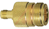 Adapter; SMA Female to Type N Female; Teflon; 0.65 in.; Gold-Plated; 50 Ohms - 70198134 - Allied Electronics, Inc.
