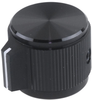 Straight Knurled Pointer Knob, 6.38Mm; Shaft Type Alcoswitch Te Connectivity - 57F2316 - Newark, An Avnet Company
