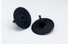 3M 33733 Black Roloc+ Disc Pad - 3 in DIA - 1/4 in Shank - Shank Thread Attachment - 048011-33733 - R. S. Hughes Company, Inc.