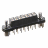 5+5 Pos. Female DIL Vertical Throughboard Conn. Jackscrews - M80-4011005 - Harwin Plc