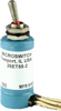 ET Series Toggle Switch, 2 pole, Electrically held- 2 position, Leadwire terminal, Standard Lever -- 26ET55-2 - Image
