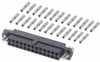 13+13 Pos. Female DIL 24-28 AWG Cable Conn. Kit, Jackscrews - M80-4612642 - Harwin Plc