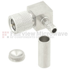 Right Angle 10-32 Male (Plug) Connector For .100 inch, RG316, RG174, RG188, LMR-100, LMR-100A, LMR-100-FR Cable, Crimp/Solder - SC5561 - Fairview Microwave Inc.