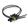 Aptiv 12015792 Female 2-Contact Tower Half Weather-Pack Connector with 10