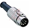 DIN PLUG, STRAIGHT VERSION, SHIELDED, WITH LOCKING CATCH, METAL HOUSING, BEND PR - 70151512 - Allied Electronics, Inc.