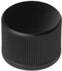 Round Knurled Knob, 18.29Mm, Black; Shaft Type Ehc (Electronic Hardware) - 82Y9386 - Newark, An Avnet Company