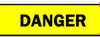 Barricade Tape (B-912; Black on Yellow; English; DANGER; Polyethylene) - 754476-91213 - R. S. Hughes Company, Inc.