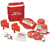 Valve Lockout Pouch Kit With Brady Steel Padlocks & Tags - 99681 - Brady Corporation