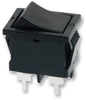 Rocker Switch, Illuminated, Dpst, Black, Panel, 10 A, 250 V Rohs Compliant Omron -- 46W1609