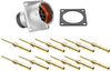 Circular Connector, Rcpt, 12Pos, Flange; Product Range Amphenol Sine/tuchel - 02AH3482 - Newark, An Avnet Company