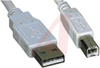 USB 2.0 A Plug to B Plug - 15 ft - Good - 70159509 - Allied Electronics, Inc.