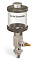 Clear View Single Feed Manual Lubricator, 5 oz Pyrex Reservoir, 1/4” Male NPT - B4461-005PB2W - Oil-Rite Corp.