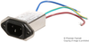 Power Line Filter, 3A, 430Ua, 250Vac; Capacitance Corcom Te Connectivity - 71Y7343 - Newark, An Avnet Company