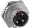connector,circular din,male panel recept,front mt,3din silver-pltd solder cont - 70013394 - Allied Electronics, Inc.