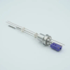 Thermocouple-Power Feedthrough, 1 Pair Type E, w/ Miniature TC Connector, 1000 Volts, 5 Amps, 2 Pins, 0.75″ Dia Stainless Steel Weld Adapter - A0434-8-W - MPF Products, INC.
