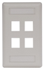 Datacommunication Face Plate - IFP14OW - Hubbell Incorporated