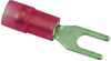 Terminal, Spade/fork, #4, Crimp, Red; Product Range Multicomp Pro - 34P2353 - Newark, An Avnet Company