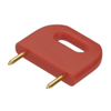 Male Insulated 10.16mm Shorting Link, Red - D3088-99 - Harwin Plc