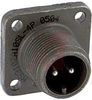 connector,metal circ,box mount recept,no bkshl,size 10sl,2 #16 solder pin cont - 70143500 - Allied Electronics, Inc.