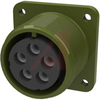 connector,box receptacle,class a,size 18,5 #12 solder socket contact,olive drab - 70010009 - Allied Electronics, Inc.