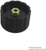 Knob, Black; Shaft Type Elma - 01M9612 - Newark, An Avnet Company