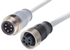 Sensor Cable, 4P, 7/8plug-Receptacle, 0.6M; Connector Type A Harting - 94X0231 - Newark, An Avnet Company
