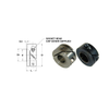 20MM Bore, 38MM O.D., 16MM Wide, Brass/Black OX., Collar Style - S25FB9MPC2038 - Stock Drive Products & Sterling Instrument - SDP/SI
