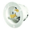Locking Flanged Male Base Inlet - 70730MB - Hubbell Incorporated