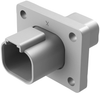 Housing, Rcpt, 4Pos, Plastic, Grey; Product Range Amphenol Sine/tuchel - 98AC8324 - Newark, An Avnet Company