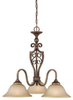 27123-BBZ Mid. Chandeliers-Glass Down - 604910 - Capital Lighting, Inc.