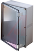 Enclosure; ABS/PC Blended Plastic; Polyurethane Gasket; Light Gray; NEMA1,2,4,4X - 70148579 - Allied Electronics, Inc.
