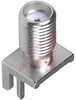 connector,rf coaxial,sma pcb edge mountjack recept,for 0.062 pcb,gold o/copper - 70142726 - Allied Electronics, Inc.