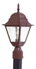 9066-91 1 Light Post Mount - 9066-91 - Minka Group