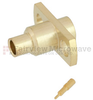 SMP Male Limited Detent Connector Solder Attachment 2 Hole Flange for RG405 Cable -- FMCO1054